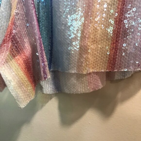 FARM Rio Rainbow Romper Music Festival/Eras Tour/Pride/Hippie/Boho size L - Picture 4 of 14